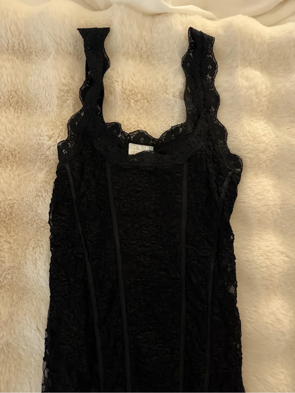 Free People Black Lace Dress